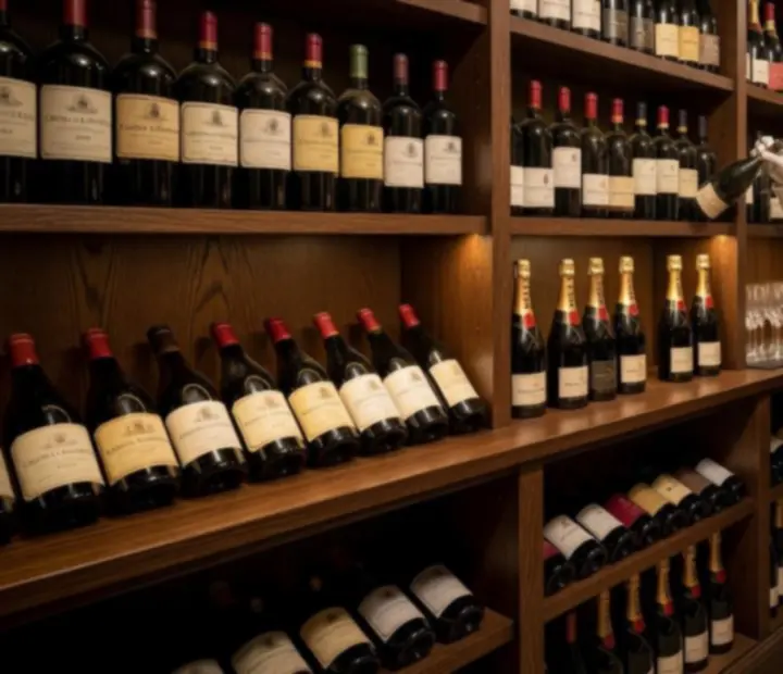 Cave \u00e0 vins prestigieuse avec bouteilles s\u00e9lectionn\u00e9es chez Rencont Replace