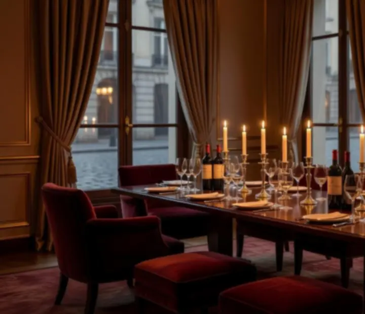 Salon de dégustation privatif élégant dédié aux amateurs de vin